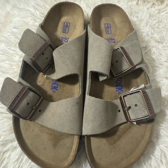Birkenstock Shoes - Birkenstock Arizona Soft Slide Sandal